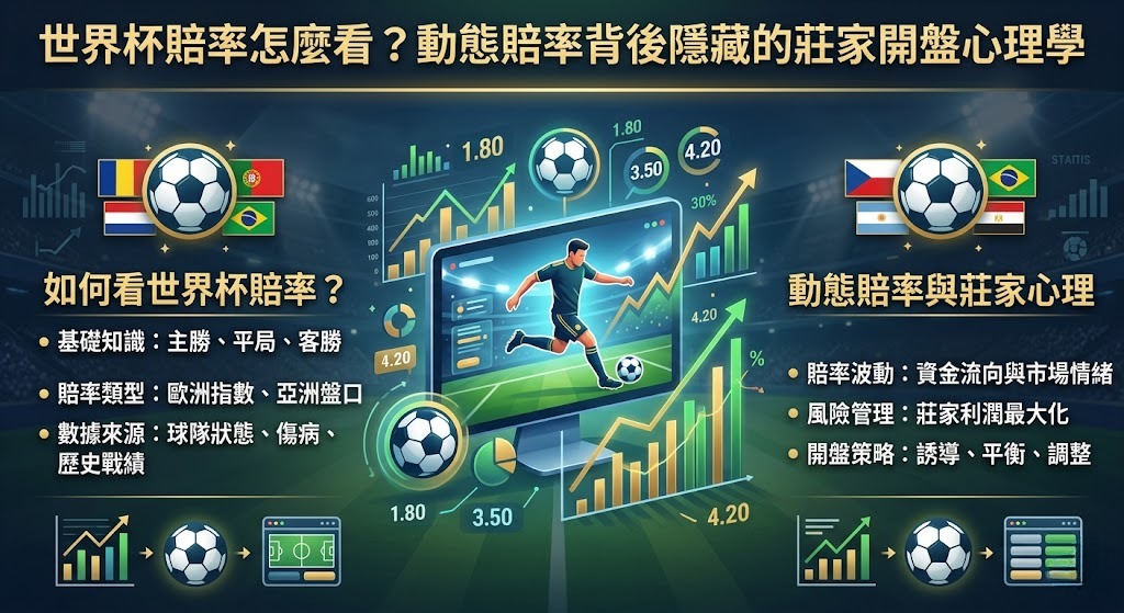 動態賠率背後隱藏的莊家開盤心理學